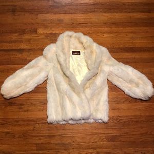 Vintage 80's Jordache Faux Fur Jacket